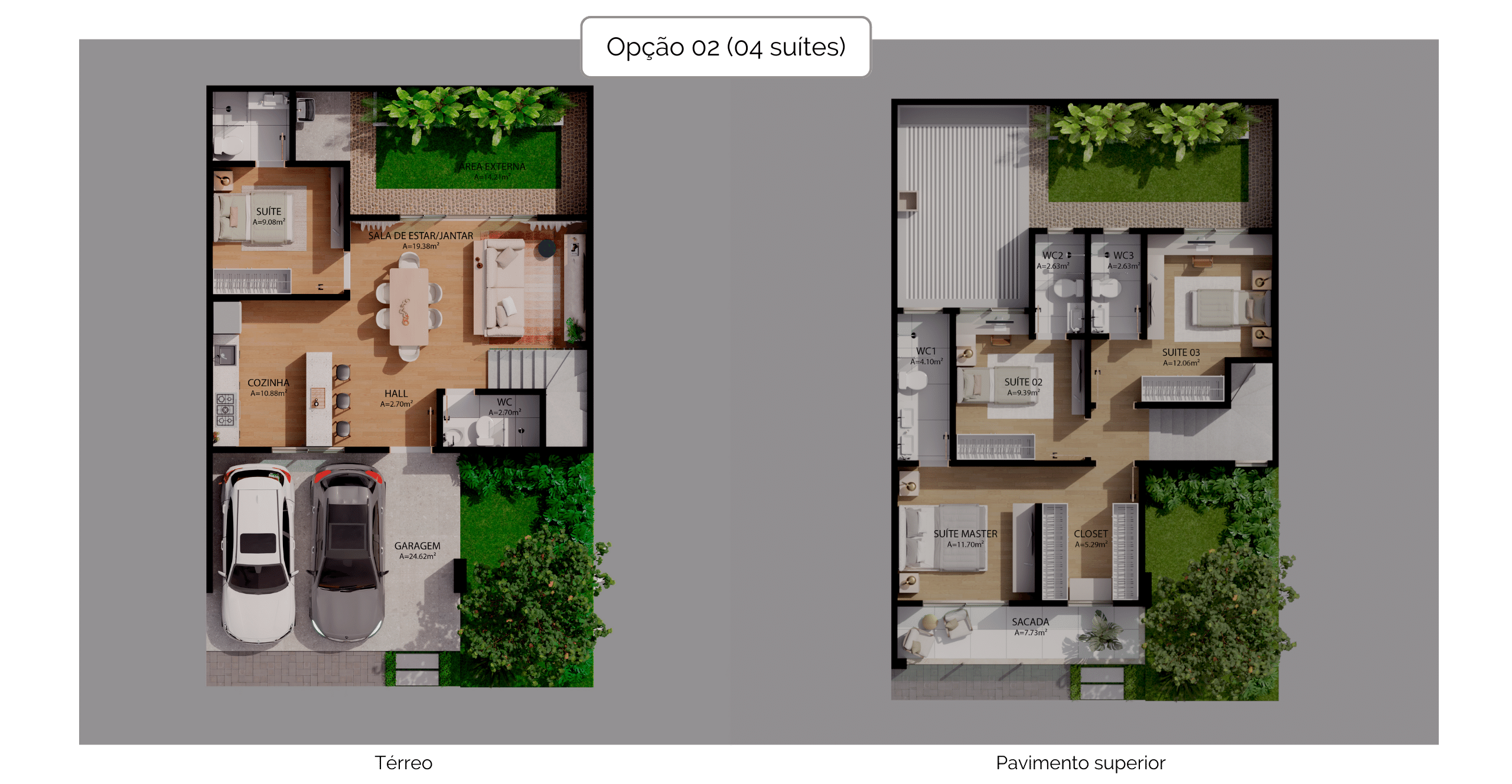 Opção 2 4 suites Tree Residence Cidade Nova - Macc Engenharia